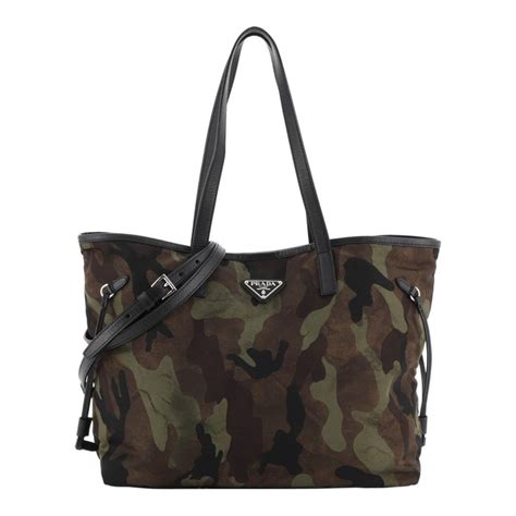 prada camouflage tote|prada shopping tote.